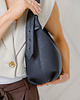 torby na ramię Moon bag - skórzana torebka - granat 5