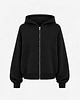 bluza z kapturem damska Bluza Wow black kapturem (pętelka) 1