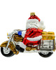 ozdoby choinkowe Bombka choinkowa: Święty Mikołaj na motocyklu 2