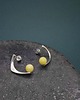 kolczyki srebrne Amber as a Pearl / silver earrings with Amber 9