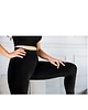 legginsy Czarne getry damskie z bambusa 4