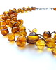 korale Bursztynowy naszyjnik na lince. 3