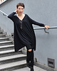 tuniki damskie TUNIKA BLACK OVERSIZE by momo 2