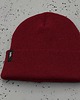 czapki damskie Czapka beanie bordowa 3