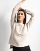 bluza bez kaptura damska Bluza Amsterdam perłowa 1