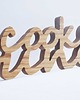 napisy dekoracyjne i tabliczki Napis cook and fun, z drewna 2