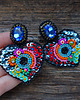 kolczyki soutache Kolekcja Frida - kolczyki kolorowe serca 5