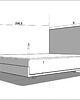 łóżka Łóżko drewniane Sonar 4 buk 3