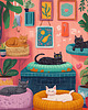 plakaty Plakat - Cats Gang 2