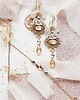 Biżuteria ślubna Kolczyki ślubne Lace Me Long - Szampan 4