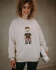 bluza bez kaptura damska Bluza oversize Tony Teddy dla mamy i taty 1