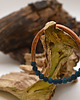 bransoletki - inne Bransoletka miedziana handmade z koralikami-agat 2