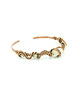 bransoletki wire wrapping Miedziana bransoleta mankietowa z cytrynem 5