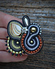 broszki Broszka soutache w barwach ziemi i jesieni 5