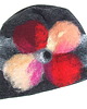 czapki damskie Czarny melanż czapka one size 4