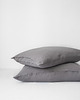 poduszki gładkie Lniana Poszewka Classic TRUE GRAY 4