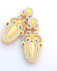kolczyki soutache Wiosna w pastelowych kolorach 2 2