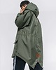 kurtki damskie Kurtka ocieplana/ płaszcz typu parka khaki 3