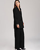 marynarki damskie Żakiet oversize Romeo Look 1604 czarny 2