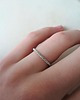 obrączki ślubne Obrączka The KNOT białe złoto pr. 585 2