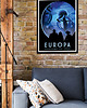 plakaty Europa, księżyc Jowisza - plakat NASA fine art 5