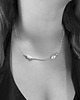 srebrne naszyjniki Naszyjnik Luna - naturalne perły Silver 1