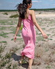 sukienki midi damskie Długa sukienka w stylu bieliźnianym (slip dress), ROSEBLOOM 2