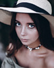 chokery Choker z pereł i czarnego rzemienia Natural 3