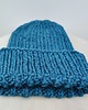 czapki damskie Wełniana czapka WOOLLY BLUE 4