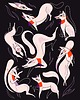grafiki i ilustracje Plakat Kitsune 1