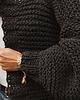kardigany damskie Grafitowy kardigan oversized  merino bulky 6