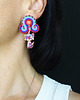 kolczyki soutache Sutaszowe kolczyki z kotem :) 1