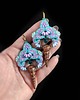 kolczyki soutache Tęczowy Jednorożec kolczyki sutasz 2