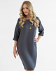 sukienki midi damskie Lniana Sukienka PEONY CHARCOAL 2