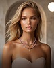 chokery Turmaliny różowe /choker/ vol. 54 - naszyjnik - Szlachetna kolekcja 1