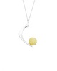 wisiory Amber as a Pearl / silver necklace with Amber 4