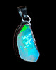 wisiory Aurora borealis- opal w wisiorku 1