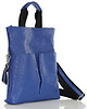 torby na ramię Nowoczesna torebka skórzana MAZZINI - Gala New niebieska 3