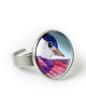 pierścionki srebrne PINK BIRD pierścionek na romantyczną randkę 1
