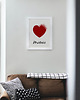 plakaty Plakat miłość, serce, do salonu, sypialni, abstrakcyjny, nowoczesny. 3