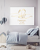 obrazy i plakaty do pokoju dziecięcego Metryczka, Plakat Line Art dla dziecka, Plakat z imieniem, chrzciny plakat 4