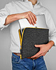 etui na laptopa ETUI NA LAPTOPA z filcu żółty zamek 5