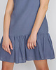 sukienki mini damskie Sukienka lniana BELLA NOTTE denim 4