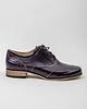półbuty damskie Skórzane półbuty jazzówki Zapato model 246 granatowy retro 2