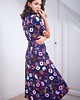 sukienki midi damskie Flowerbomb wiązana sukienka midi 2
