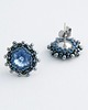 kolczyki swarovski Kolczyki Swarovski Blue 2