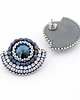 kolczyki swarovski Kolczyki Swarovski Wachlarze platinum 3