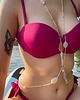 biżuteria różna Beżowy łancuszek do bikini 3