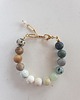 bransoletki z kamieni naturalnych Bransoletka FANABERIA KULKI labradoryt, howlit, jaspis, amazonit. akwamaryn 5
