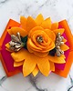 broszki Brosza z kolekcji FOLK Flowers z kolorowym kwiatem New 8
